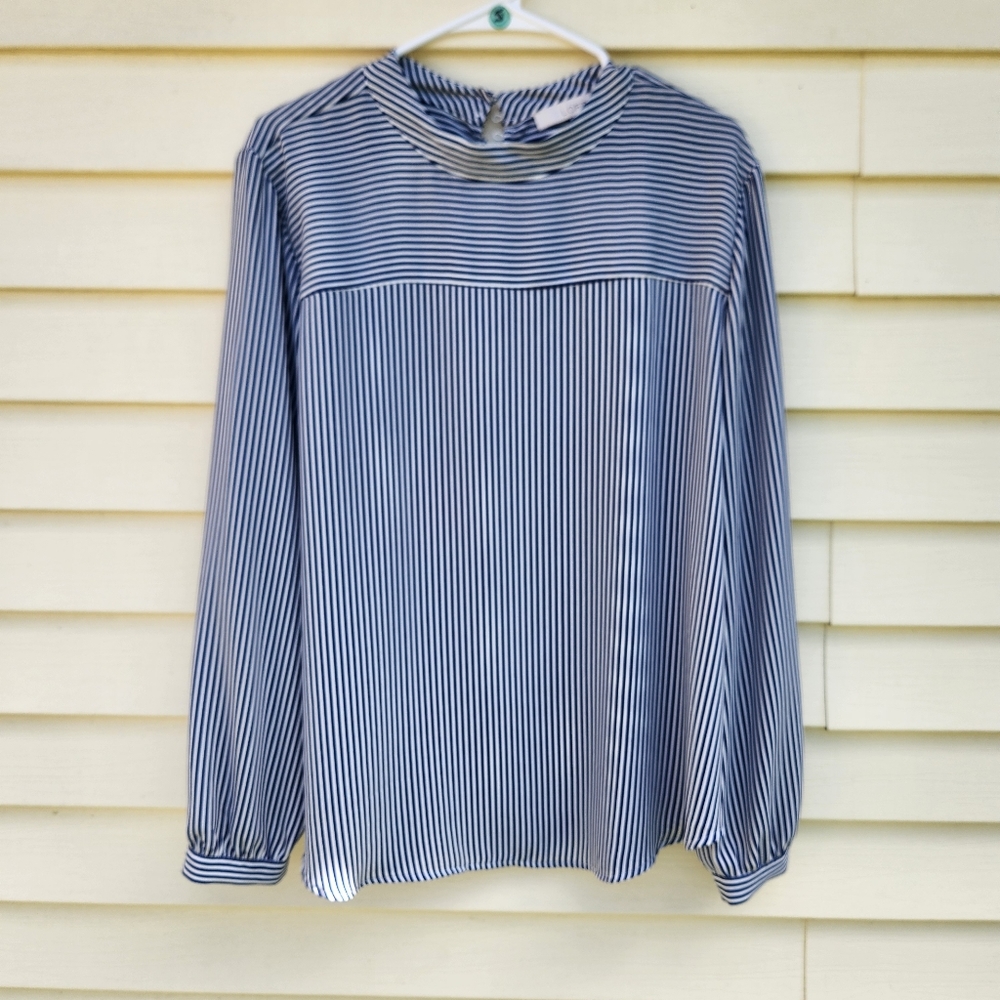 Striped Loft Blouse Size XL